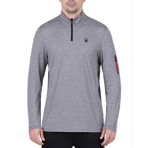 Men's Spyder Active Long Sleeve Tee M Gray Red